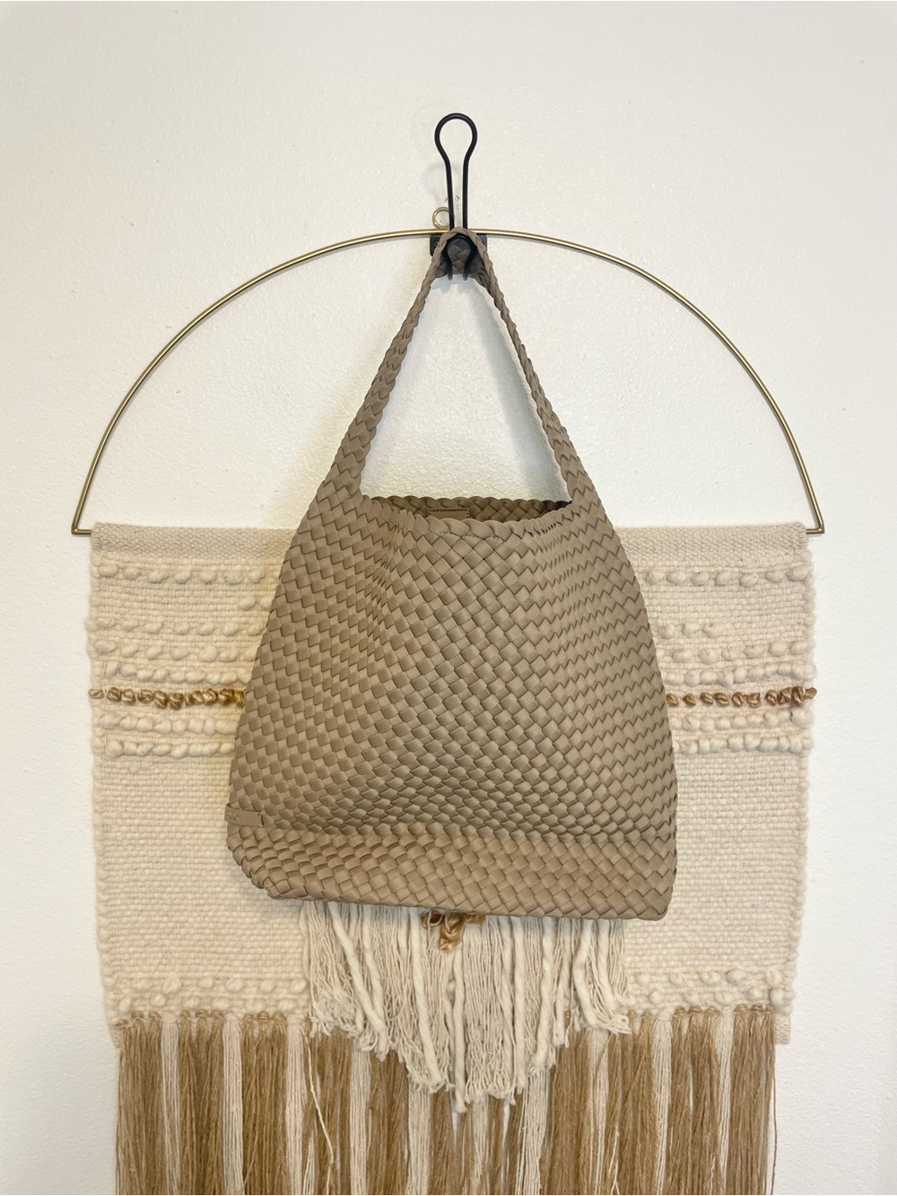 Naghedi Hobo Bag Medium Cashmere